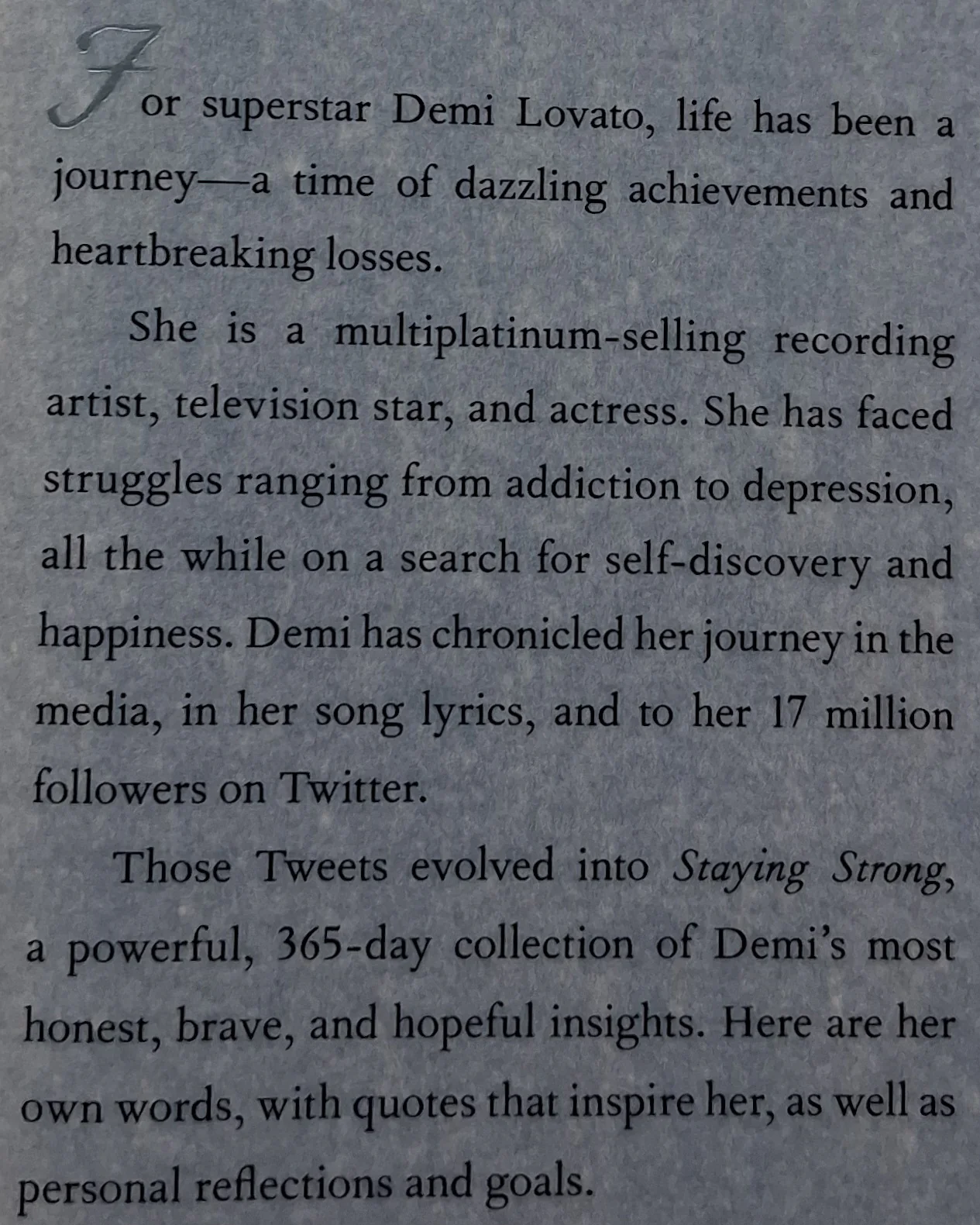 STAYING STRONG - Demi Lovato - Image 3