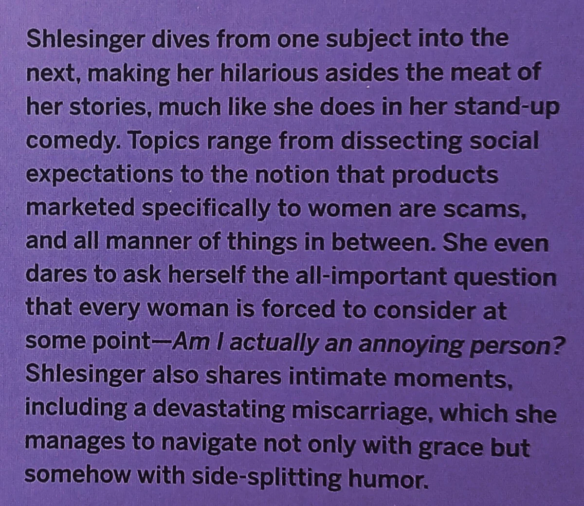 ALL THINGS ASIDE - Iliza Shlesinger - Image 3