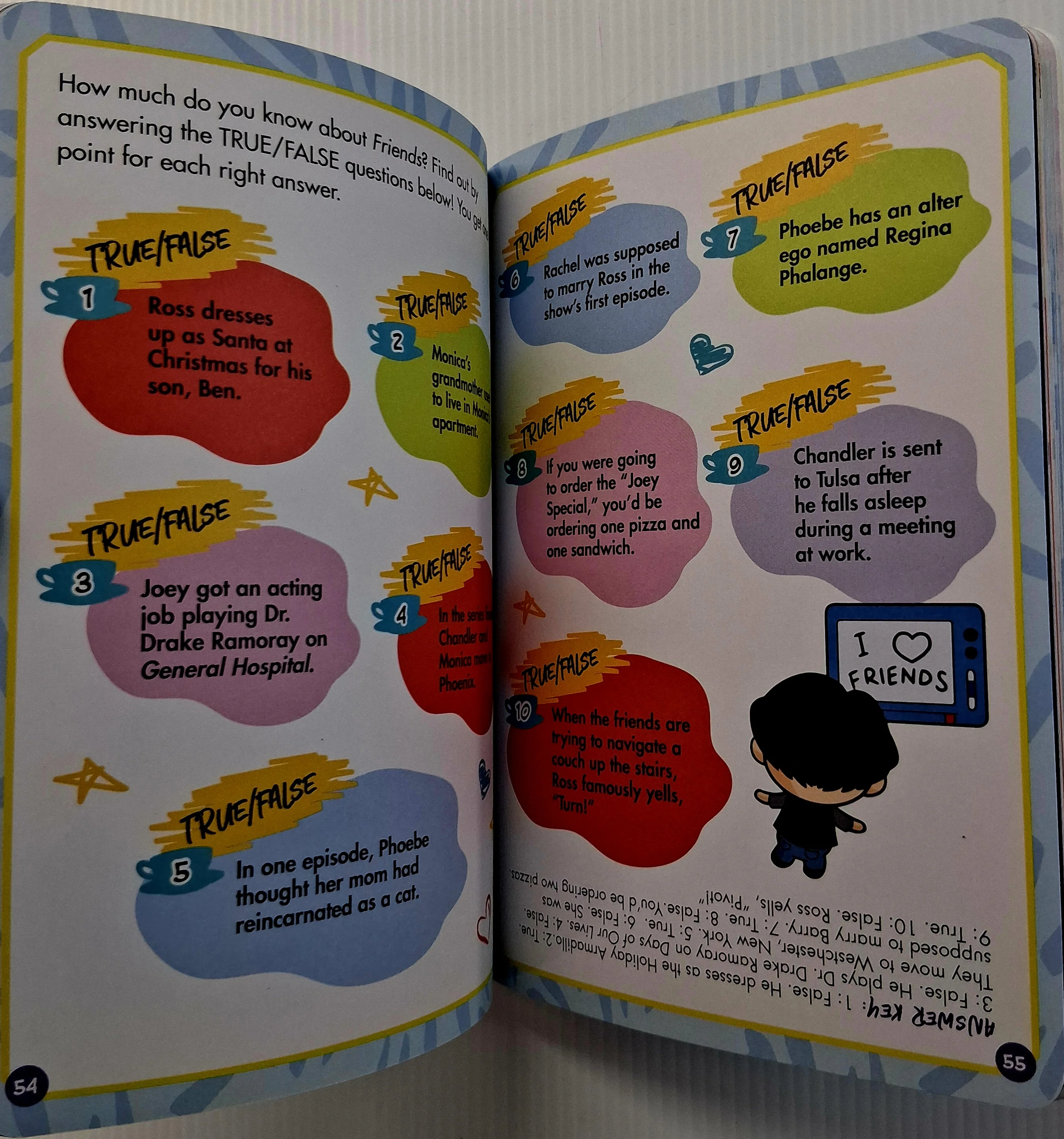 THE OFFICIAL FRIENDS QUIZ & FILL-IN BOOK - Sam Levitz - Image 8