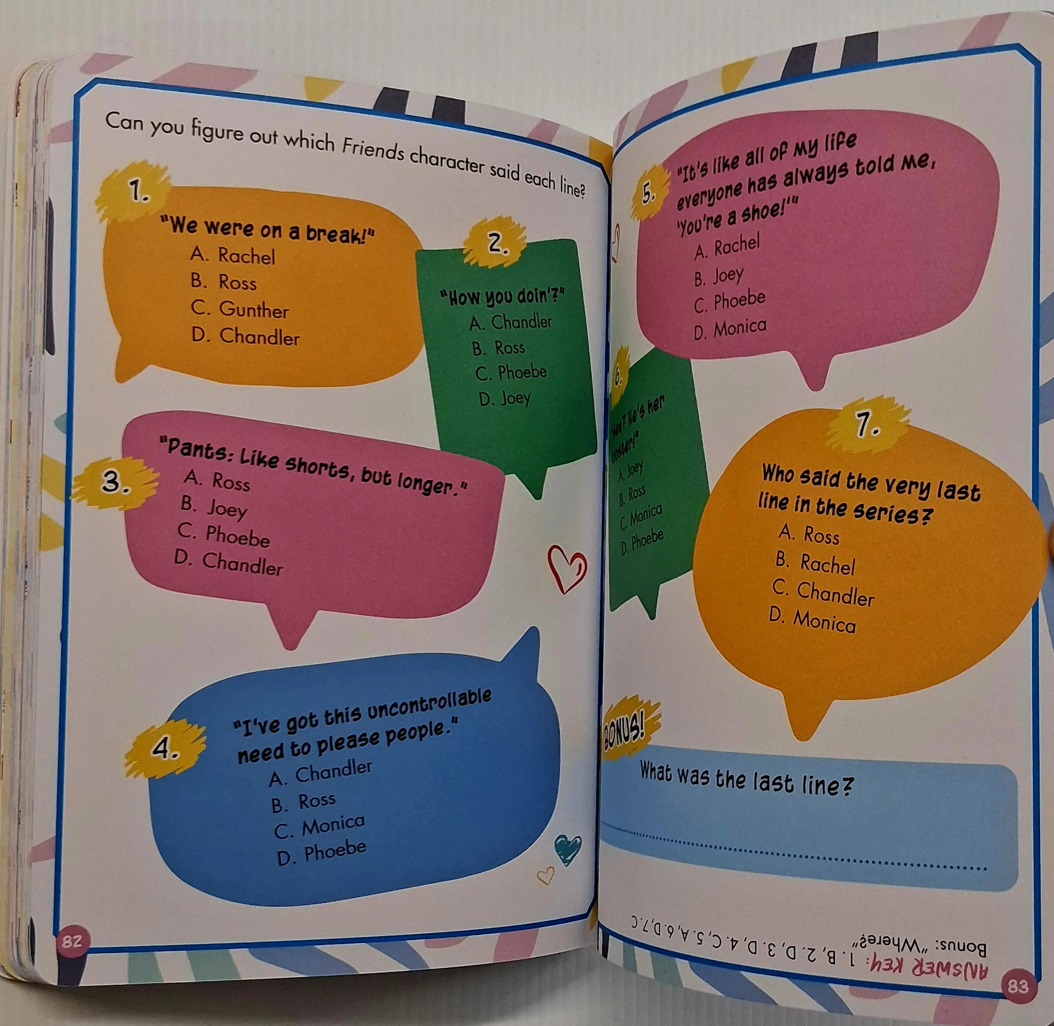 THE OFFICIAL FRIENDS QUIZ & FILL-IN BOOK - Sam Levitz - Image 9