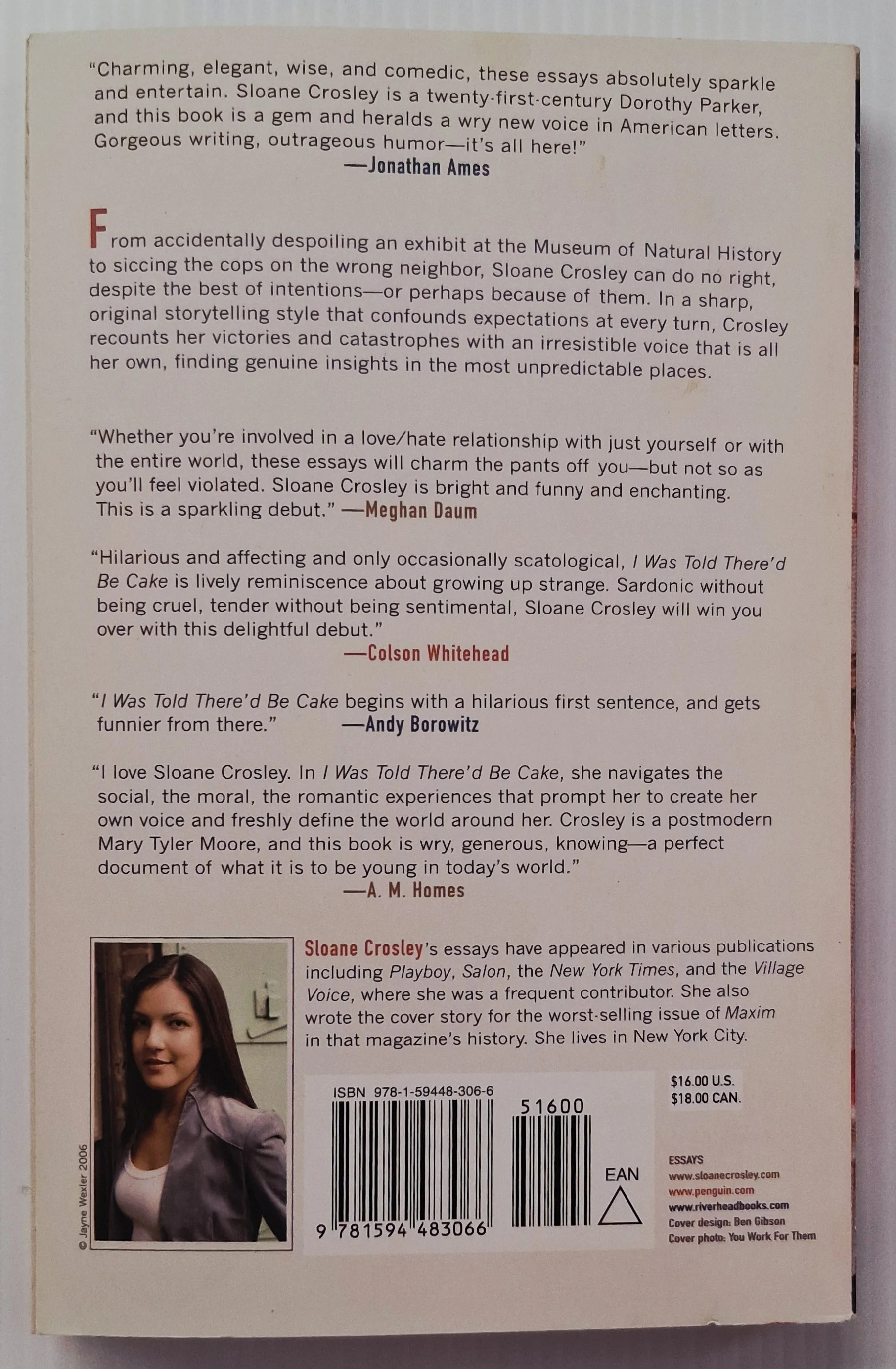 I WAS TOLD THERE'D BE CAKE - Sloane Crosley - Image 2