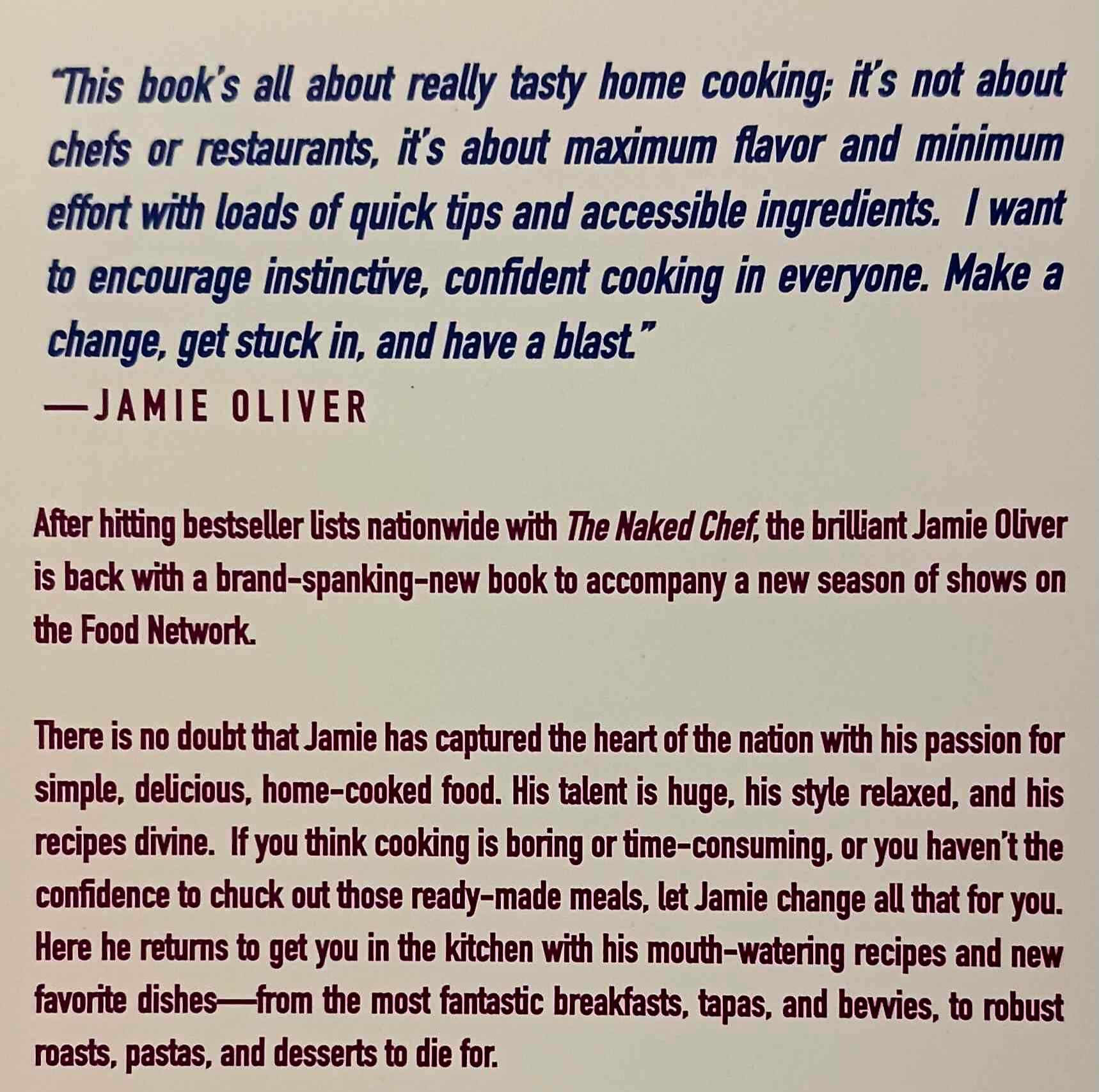 THE NAKED CHEF TAKES OFF - Jamie Oliver - Image 3