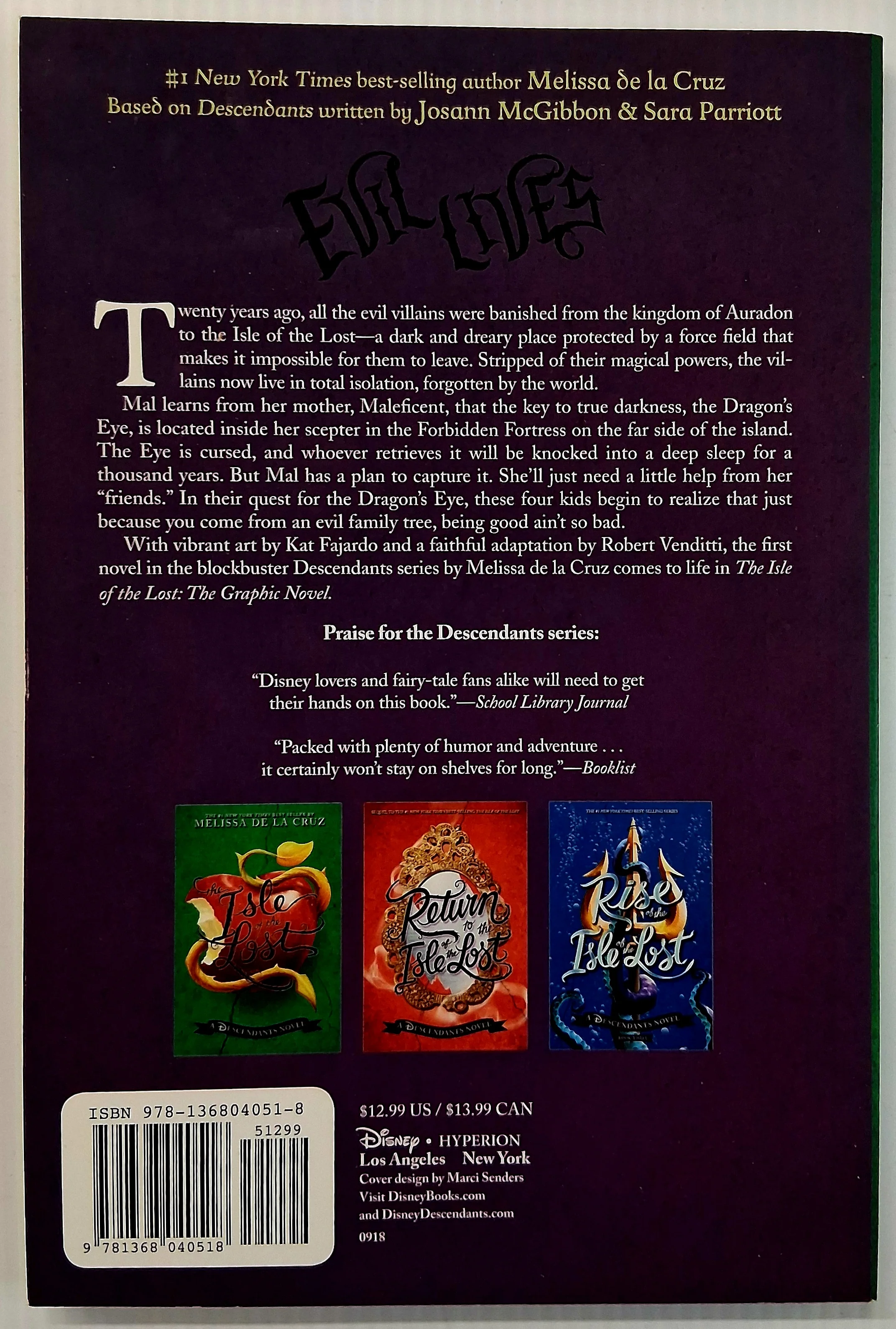 THE ISLE OF THE LOST - Melissa de la Cruz, Robert Venditti - Image 2
