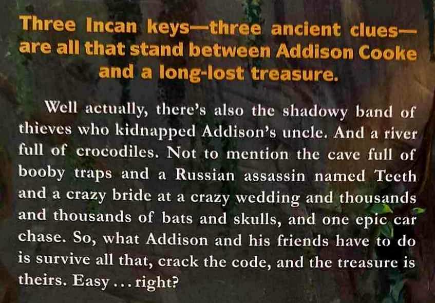 ADDISON COOKE AND THE TREASURE OF THE INCAS - Jonathan W. Stokes - Image 3
