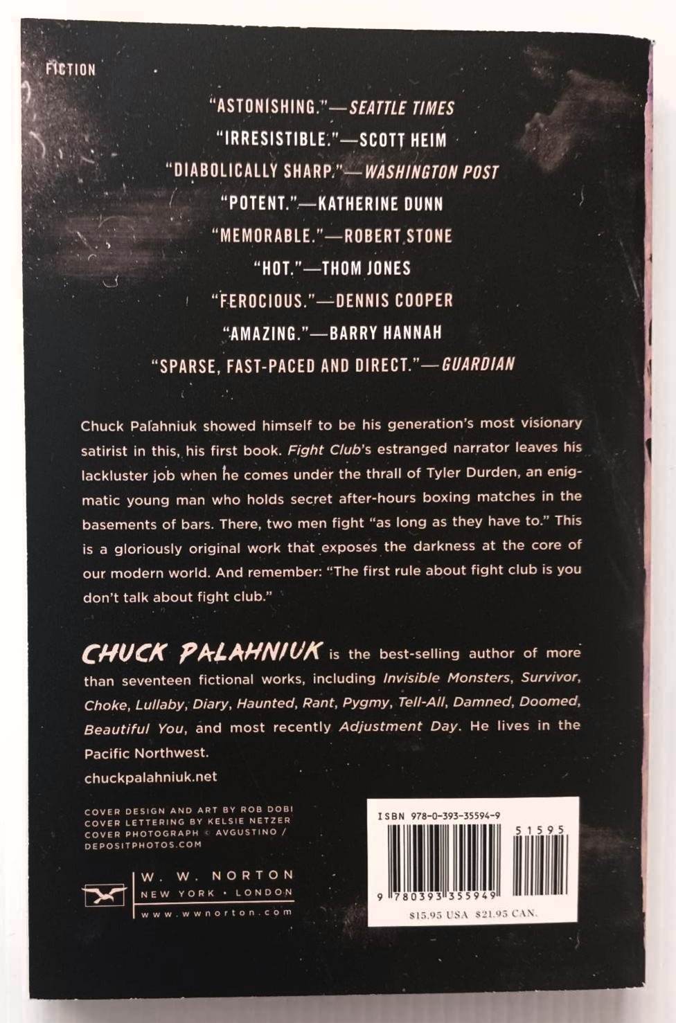 FIGHT CLUB - Chuck Palahniuk - Image 2