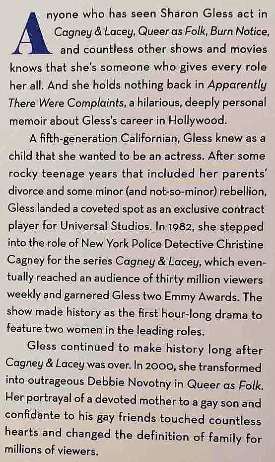 APPARENTLY THERE WERE COMPLAINTS - Sharon Gless - Image 3