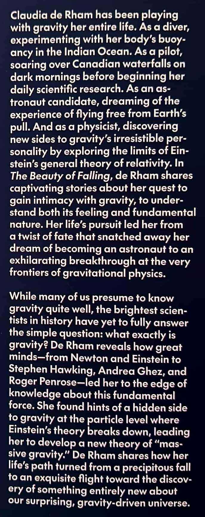 THE BEAUTY OF FALLING - Claudia de Rham - Image 3