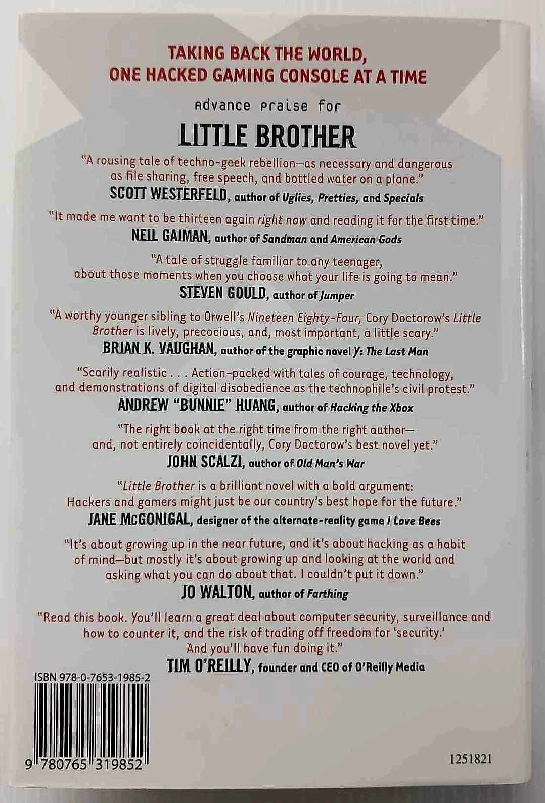 LITTLE BROTHER - Cory Doctorow - Image 2