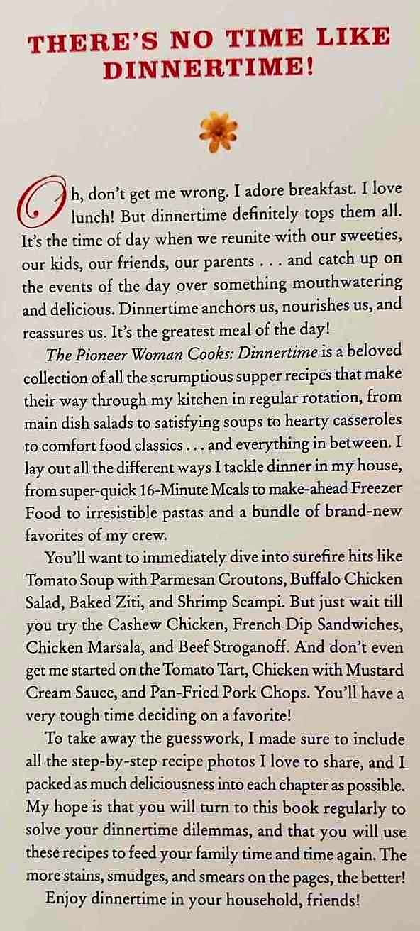 THE PIONEER WOMAN COOKS--DINNERTIME - Ree Drummond - Image 3
