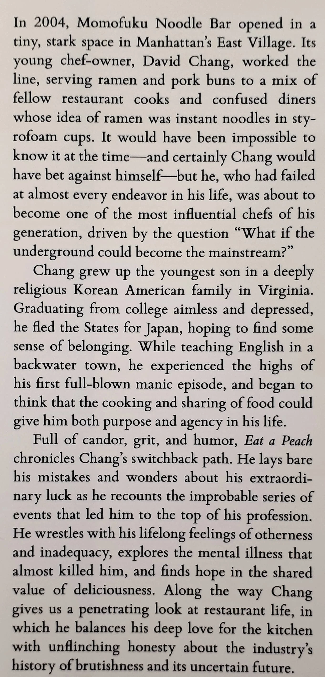 EAT A PEACH - David Chang - Image 3