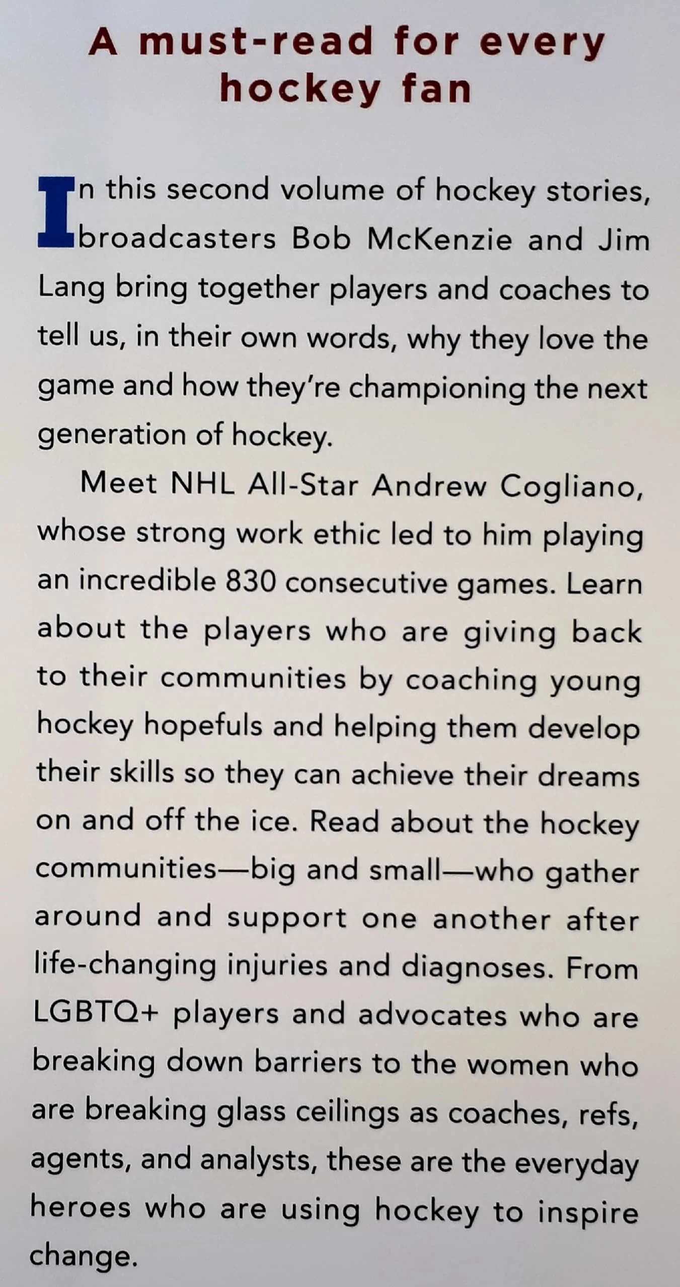 EVERYDAY HOCKEY HEROES, VOLUME II - Bob McKenzie, Jim Lang - Image 3