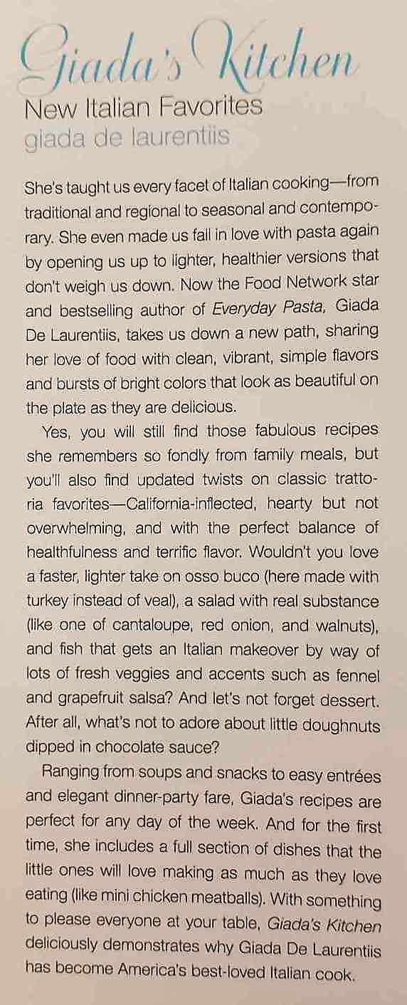 GIADA'S KITCHEN - Giada De Laurentiis - Image 3