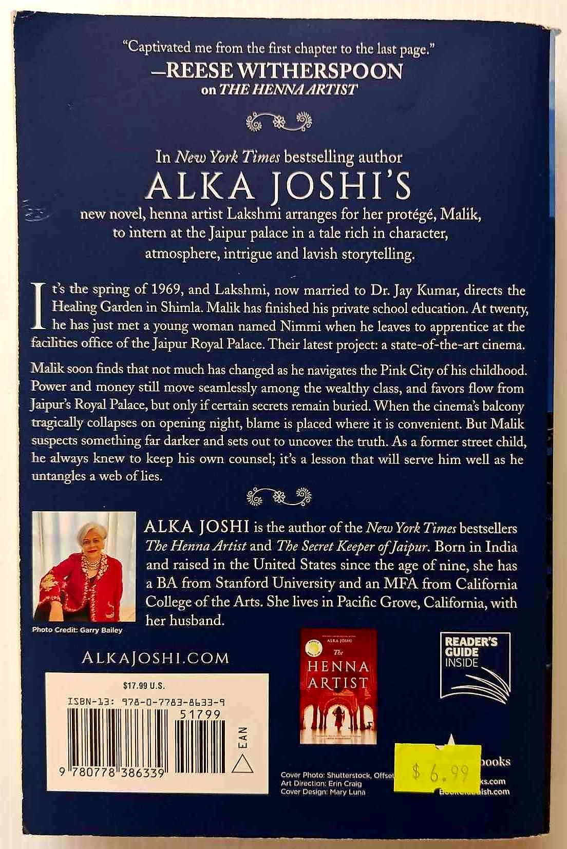 THE SECRET KEEPER OF JAIPUR - Alka Joshi - Image 2