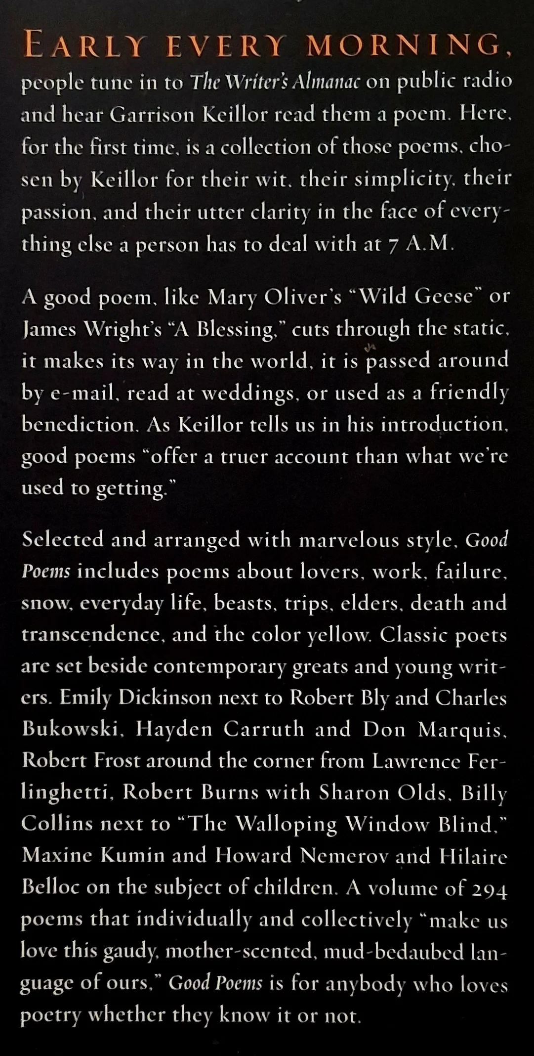 GOOD POEMS - Garrison Keillor - Image 4