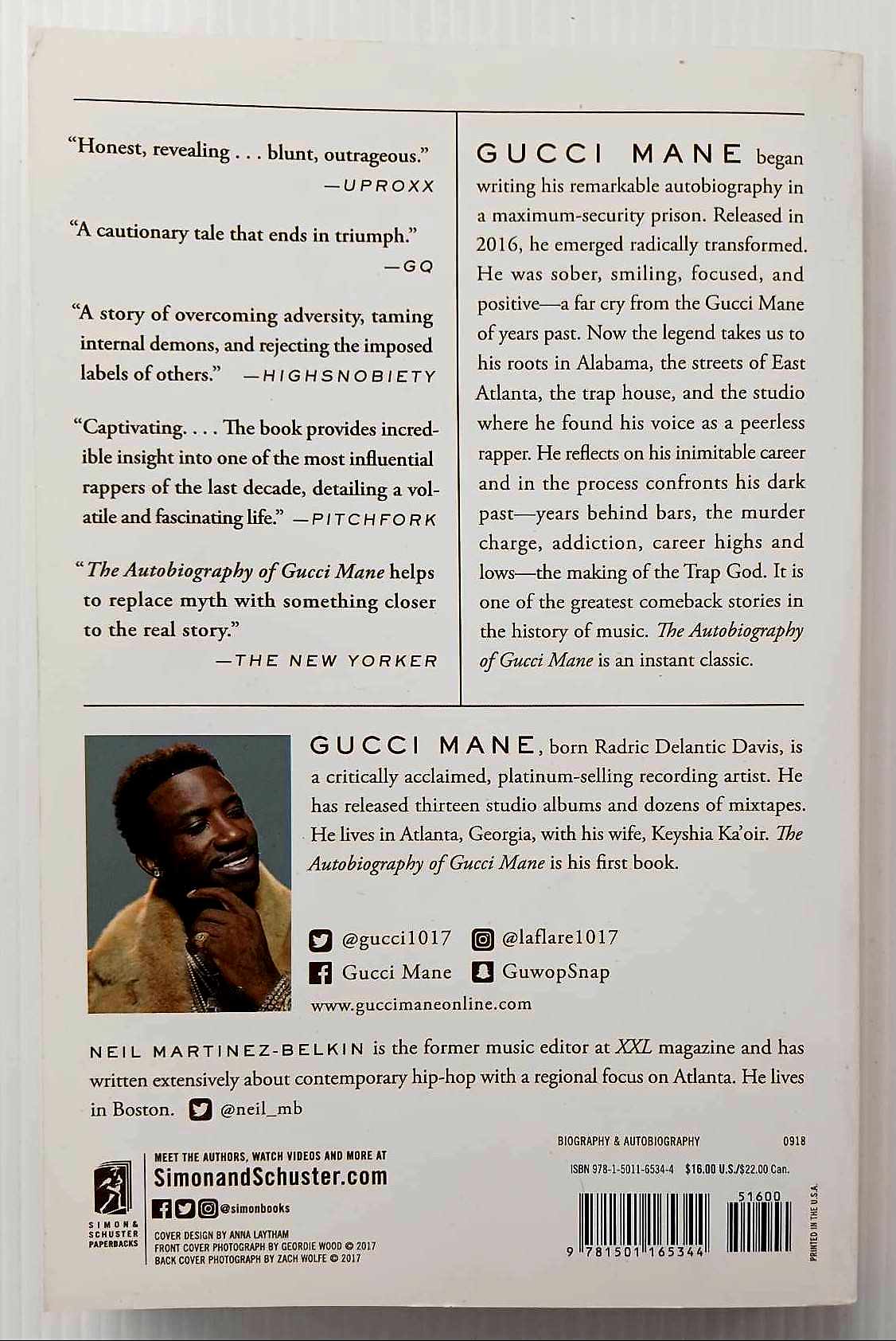 THE AUTOBIOGRAPHY OF GUCCI MANE - Gucci Mane, Neil Martinez-Belkin - Image 2