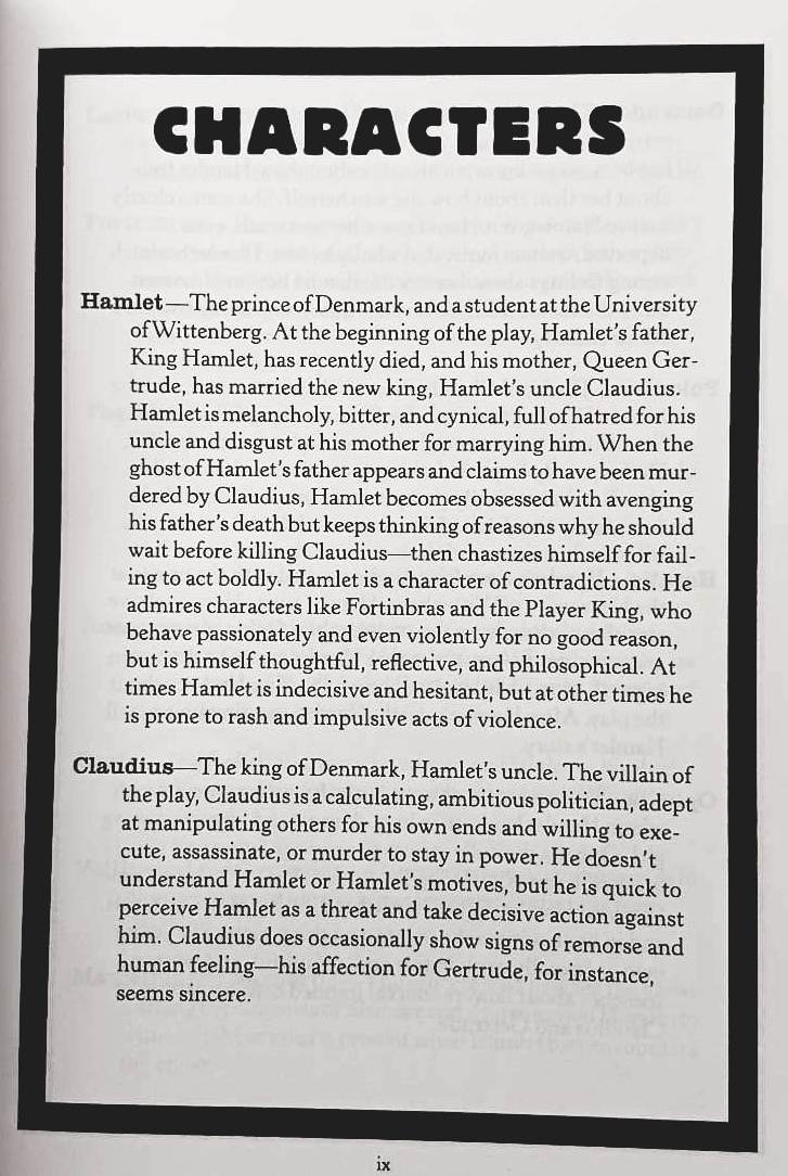 HAMLET - William Shakespeare, SparkNotes - Image 5