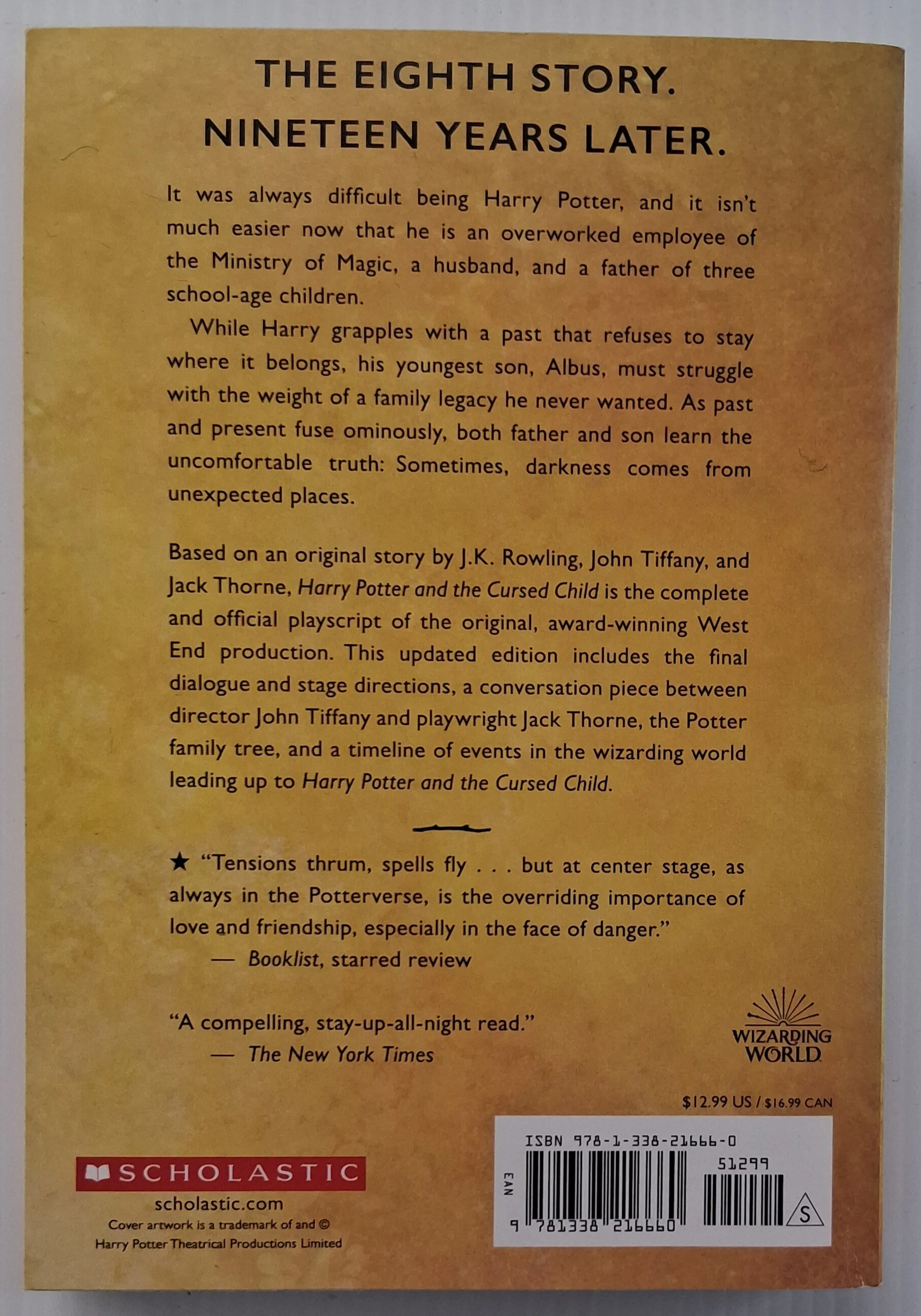 HARRY POTTER AND THE CURSED CHILD - John Tiffany, Jack Thorne, J.K. Rowling - Image 2