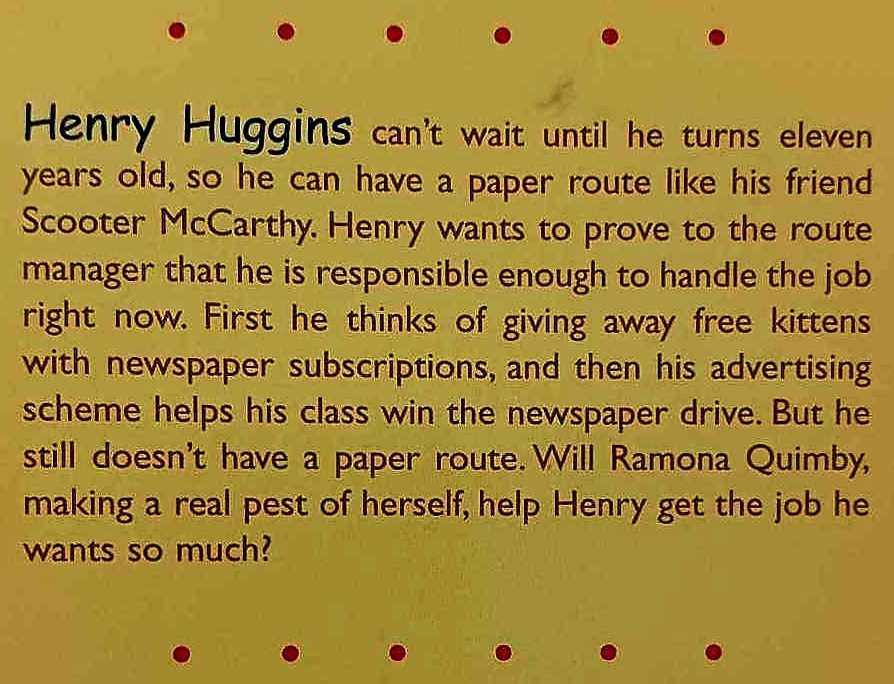 HENRY AND THE PAPER ROUTE - Beverly Cleary - Image 3