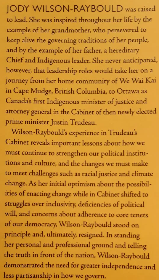 INDIAN IN THE CABINET - Jody Wilson-Raybould - Image 3