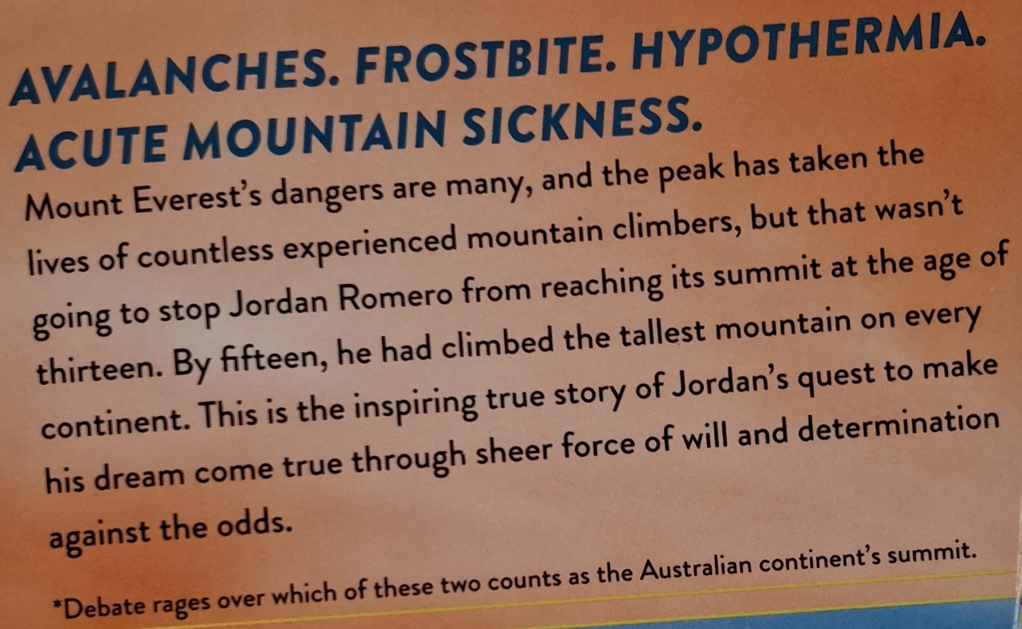 NO SUMMIT OUT OF SIGHT - Jordan Romero - Image 3