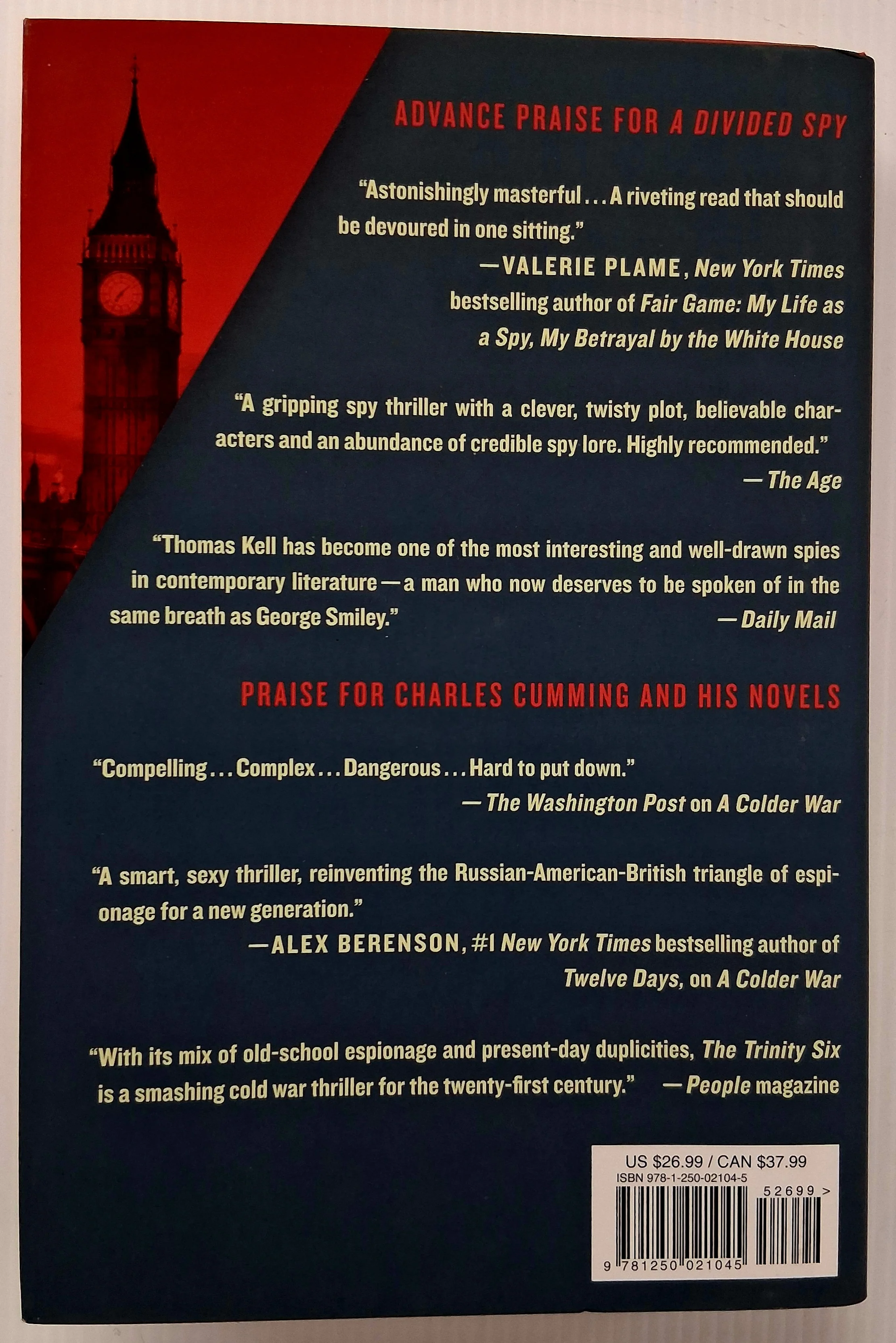 A DIVIDED SPY (SIGNED) - Charles Cumming - Image 2