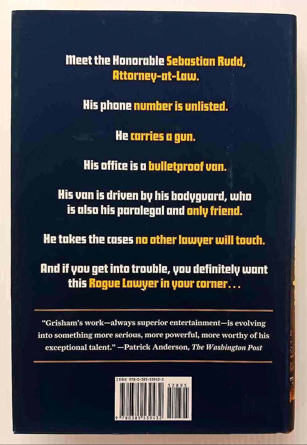 ROGUE LAWYER - John Grisham - Image 2
