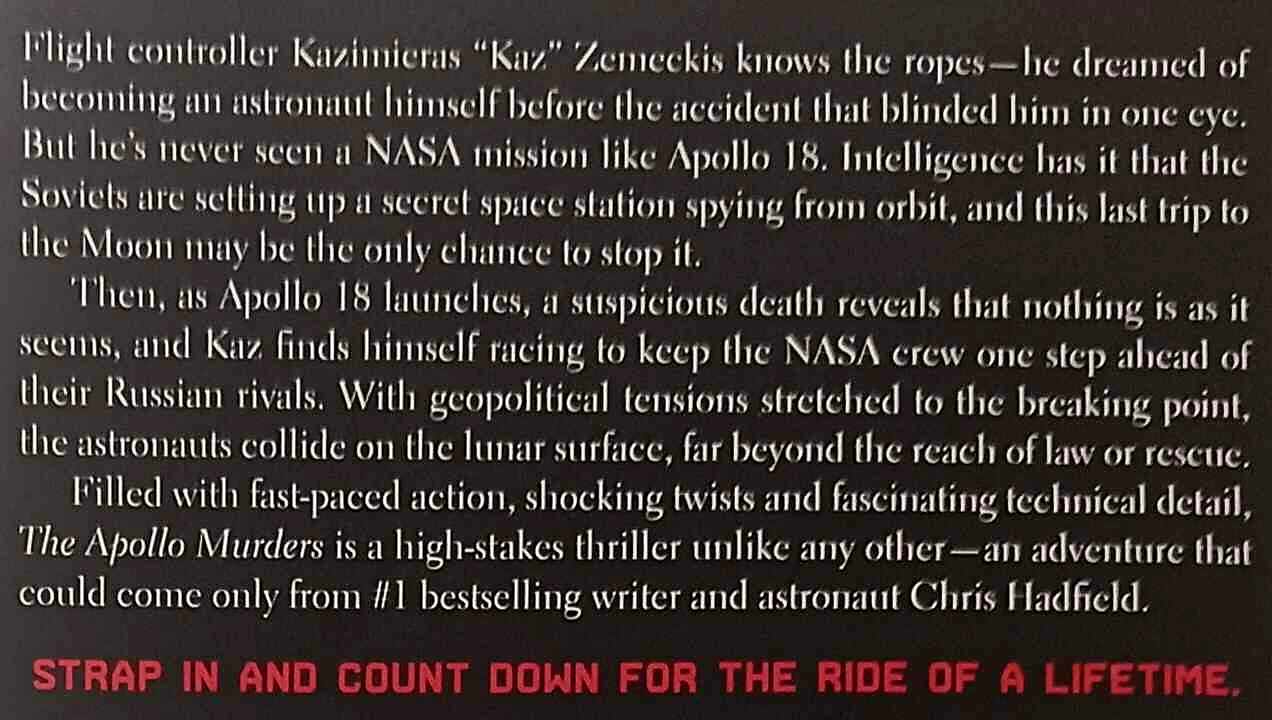 THE APOLLO MURDERS - Chris Hadfield - Image 3