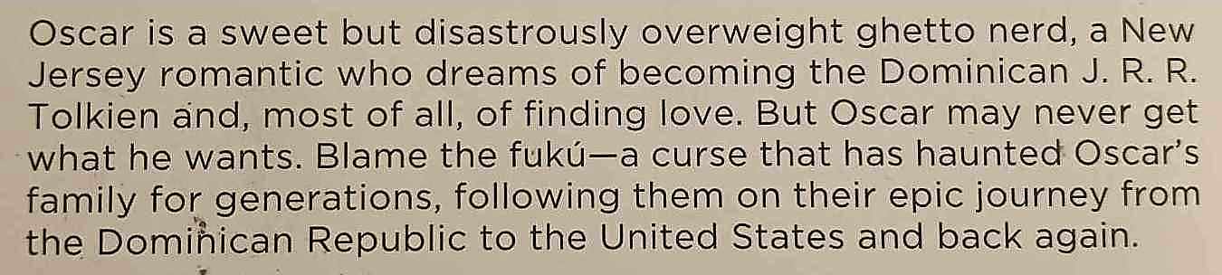 THE BRIEF WONDROUS LIFE OF OSCAR WAO - Junot Diaz - Image 3