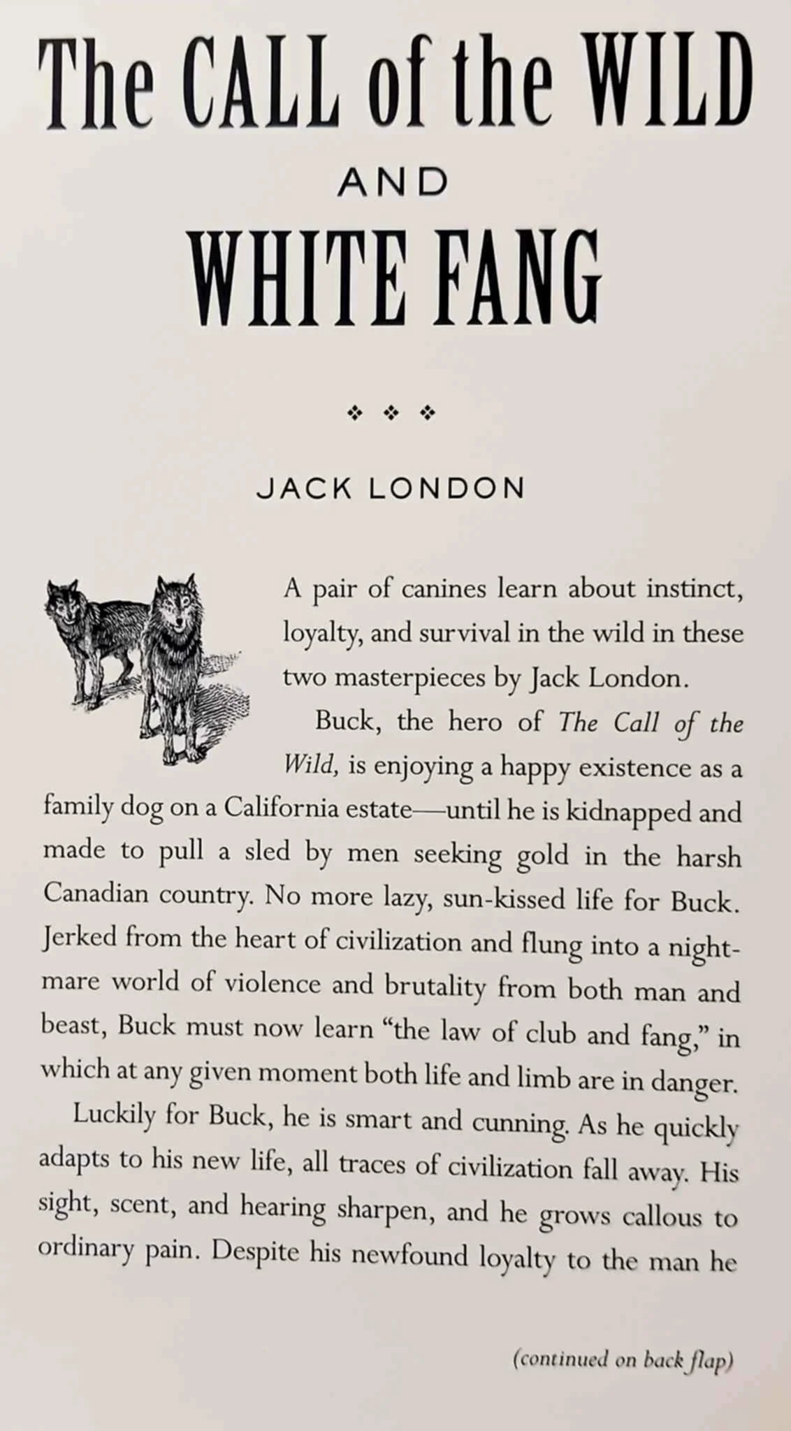 THE CALL OF THE WILD AND WHITE FANG - Jack London - Image 3