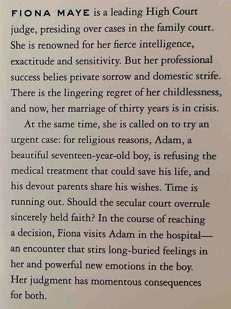 THE CHILDREN ACT - Ian McEwan - Image 3