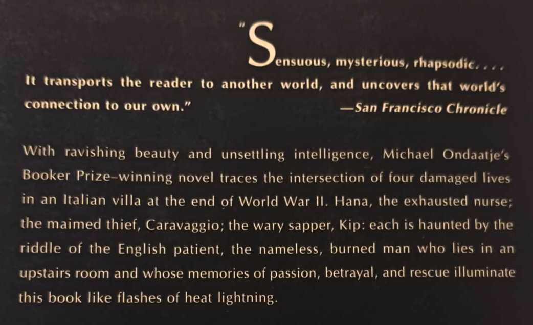 THE ENGLISH PATIENT - Michael Ondaatje - Image 3