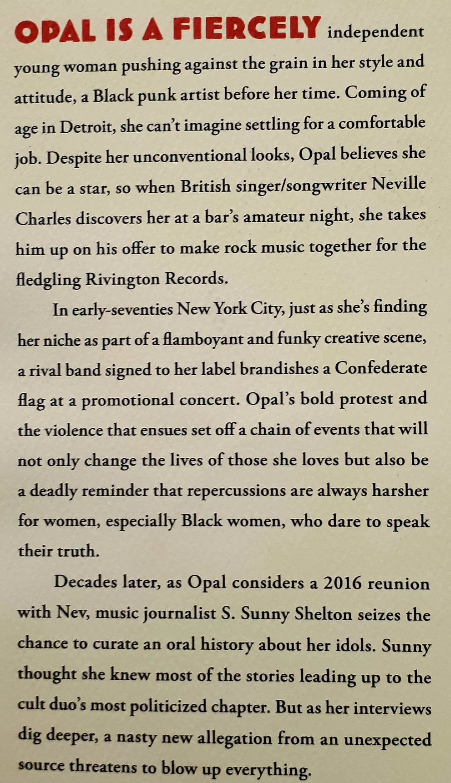 THE FINAL REVIVAL OF OPAL & NEV - Dawnie Walton - Image 3