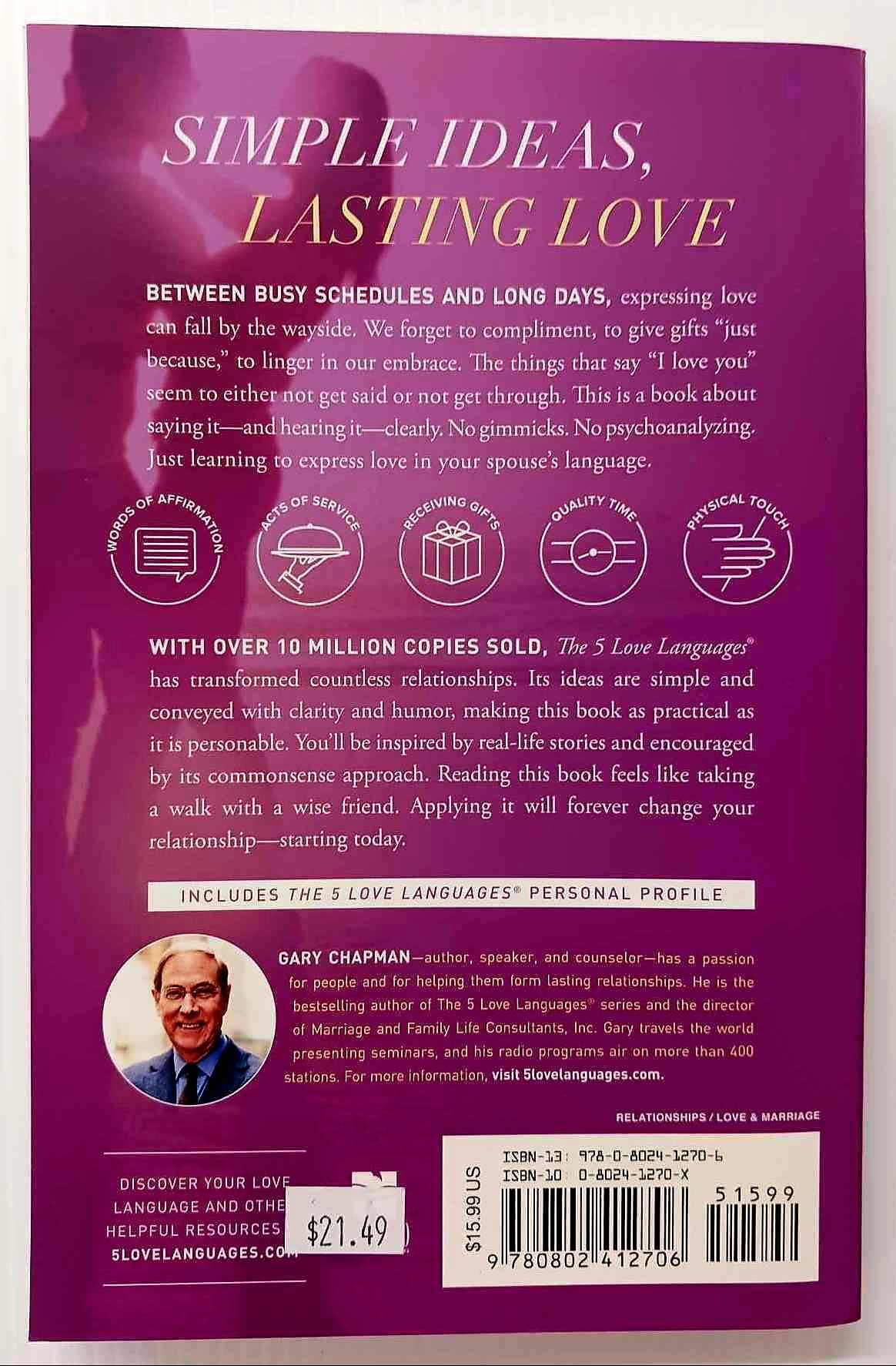 THE 5 LOVE LANGUAGES - Gary Chapman - Image 2