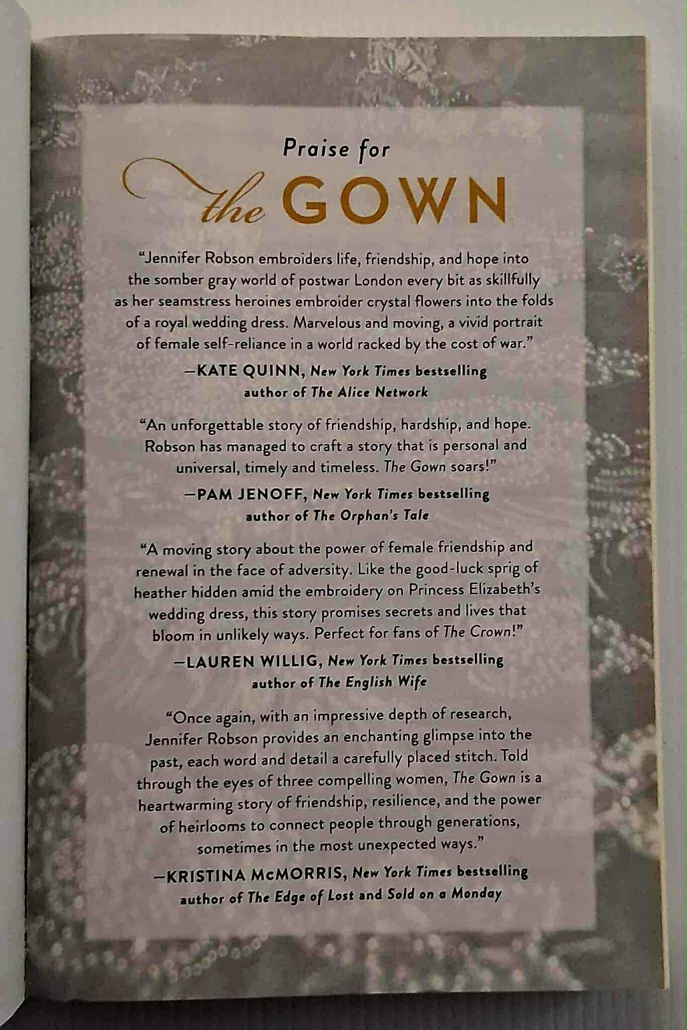 THE GOWN - Jennifer Robson - Image 4