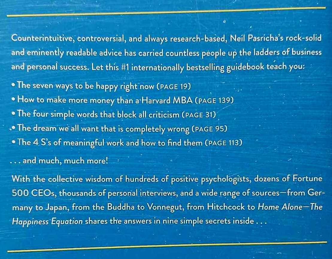 THE HAPPINESS EQUATION - Neil Pasricha - Image 3