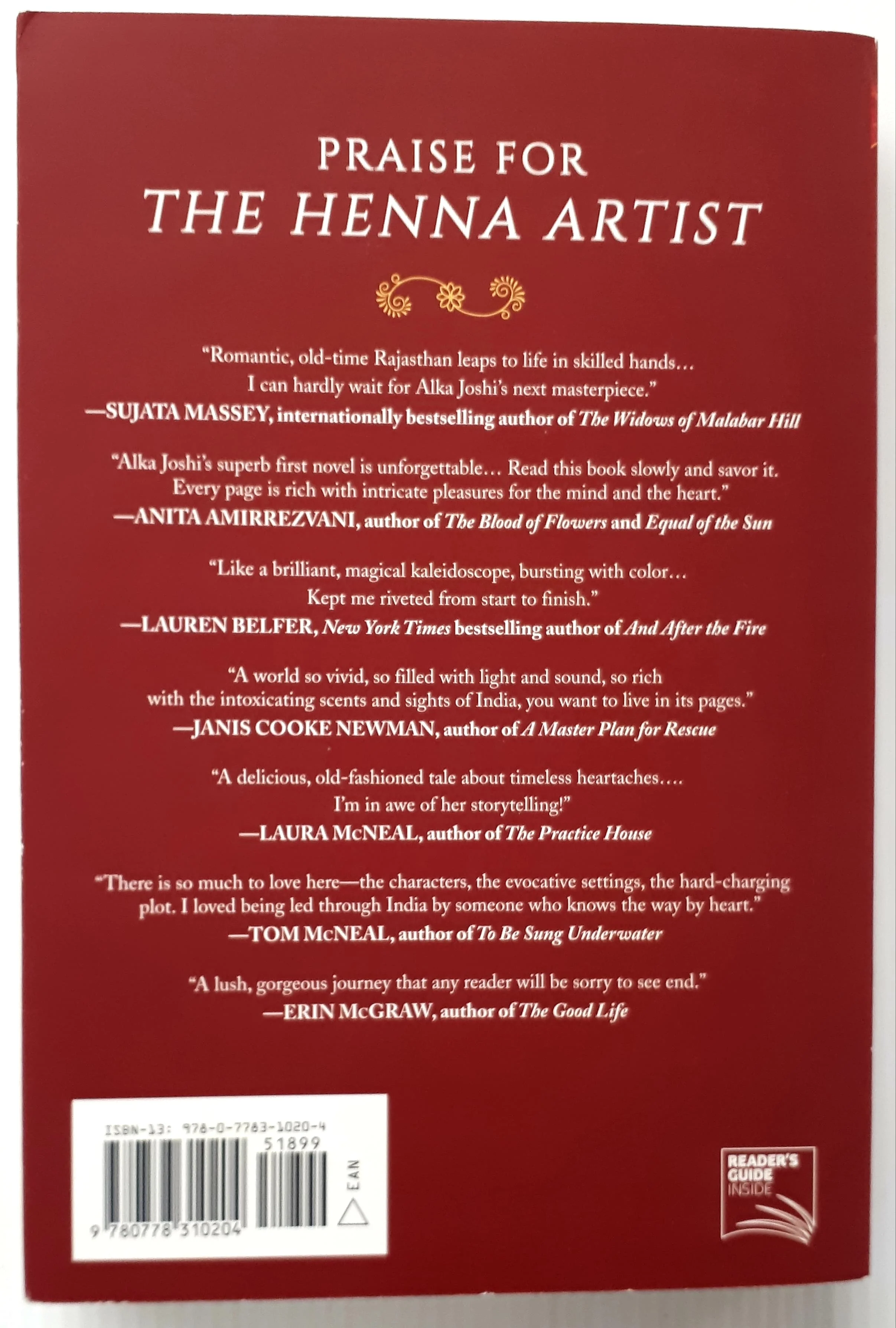 THE HENNA ARTIST - Alka Joshi - Image 2