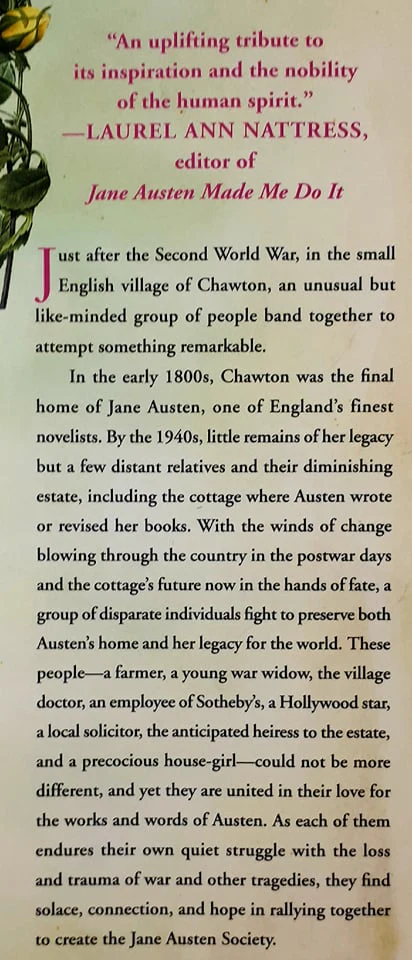 THE JANE AUSTEN SOCIETY - Natalie Jenner - Image 3