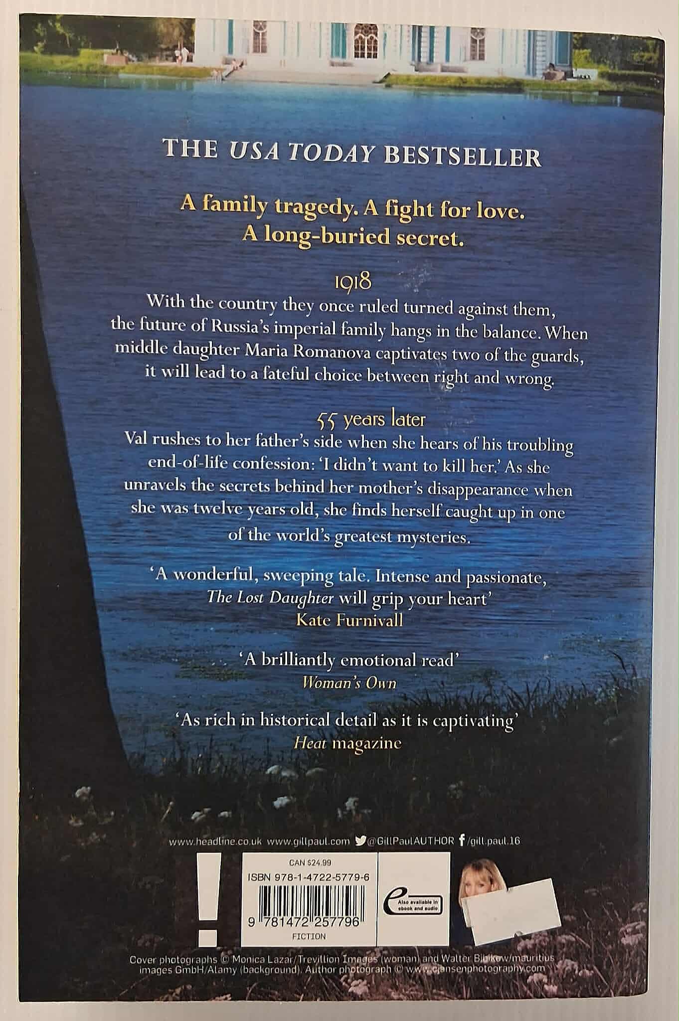 THE LOST DAUGHTER - Gill Paul - Image 2