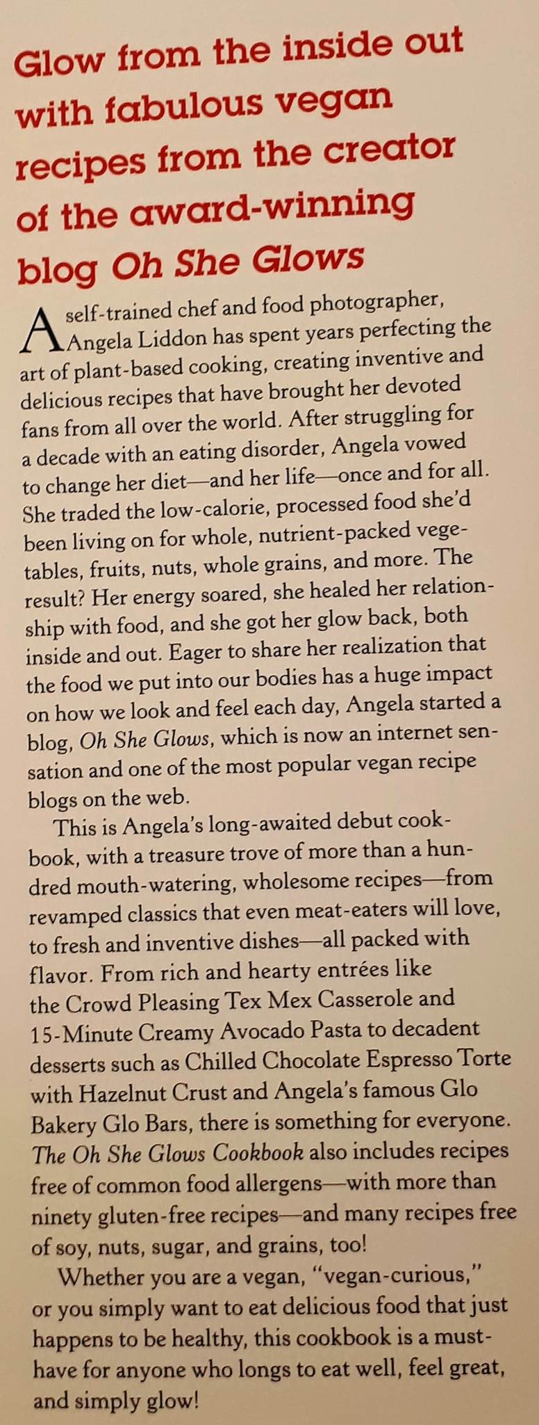 THE OH SHE GLOWS COOKBOOK - Angela Liddon - Image 3