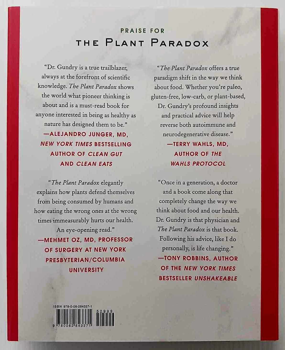 THE PLANT PARADOX COOKBOOK - Steven R. Gundry - Image 2