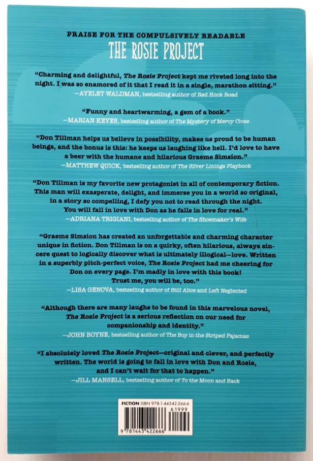 THE ROSIE PROJECT - Graeme Simsion - Image 2