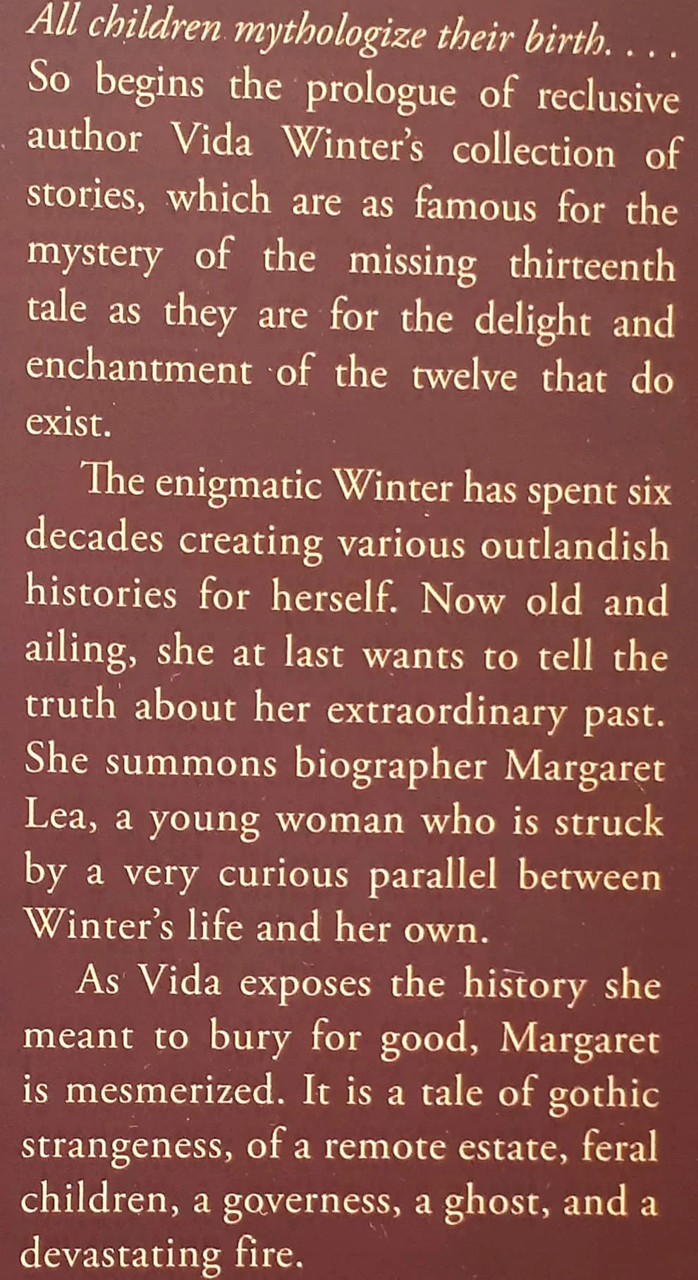 THE THIRTEENTH TALE - Diane Setterfield - Image 3