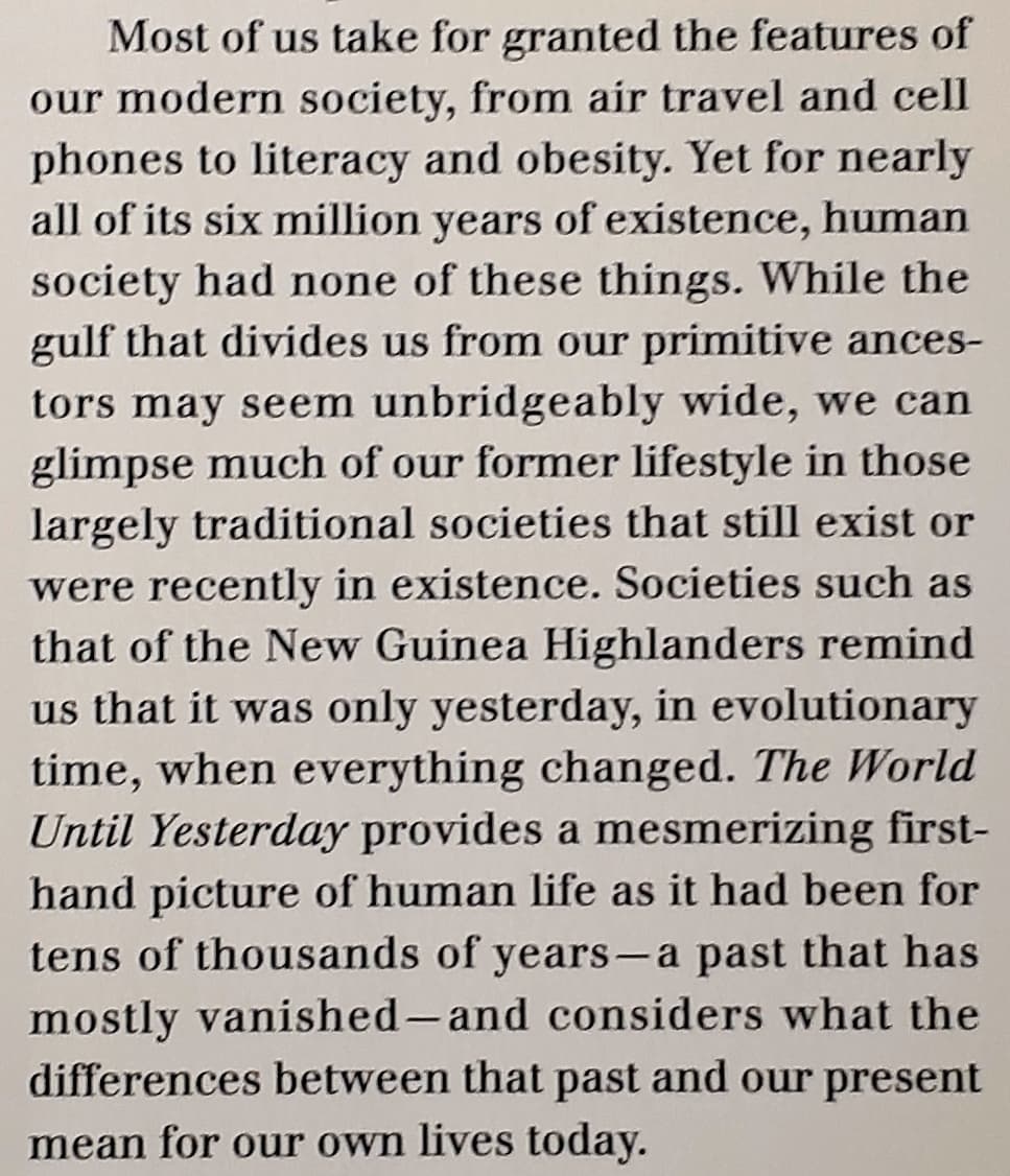 THE WORLD UNTIL YESTERDAY - Jared Diamond - Image 3