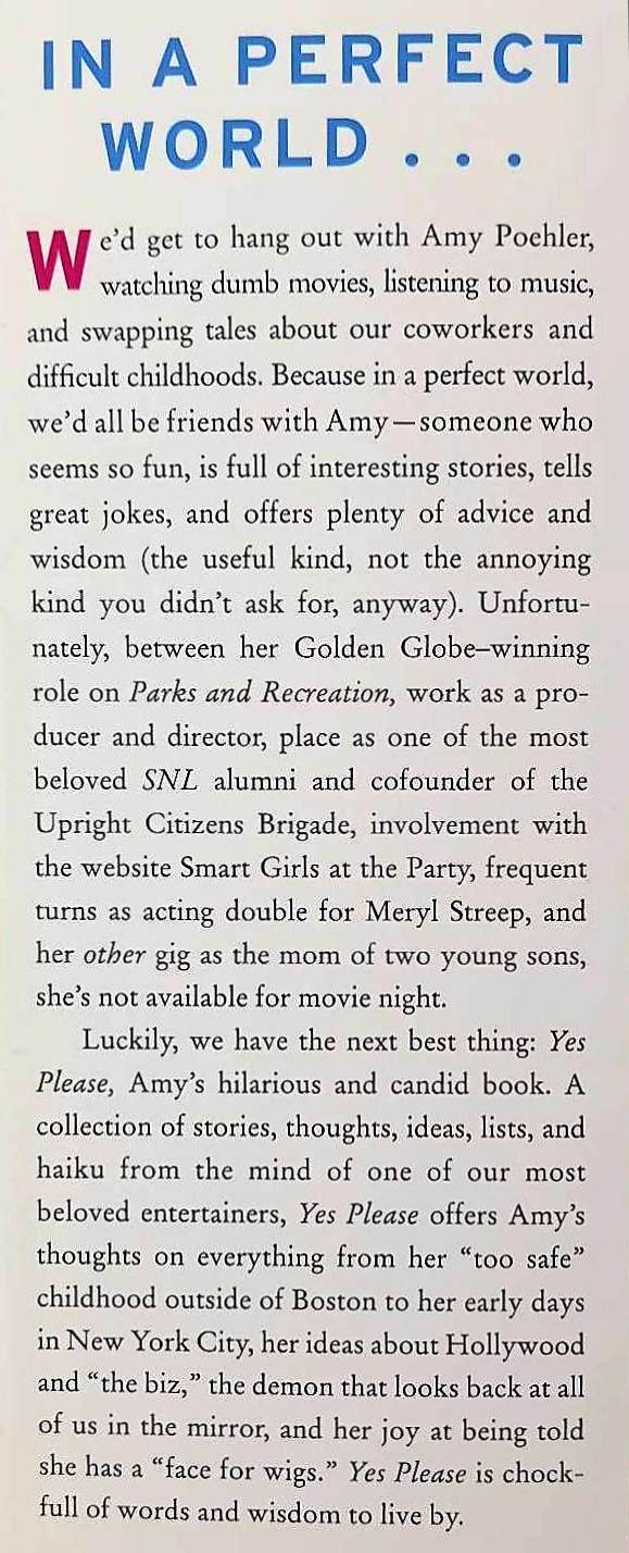 YES PLEASE - Amy Poehler - Image 3